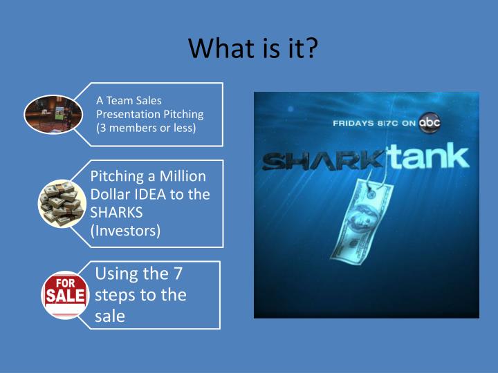 shark tank slide presentation example