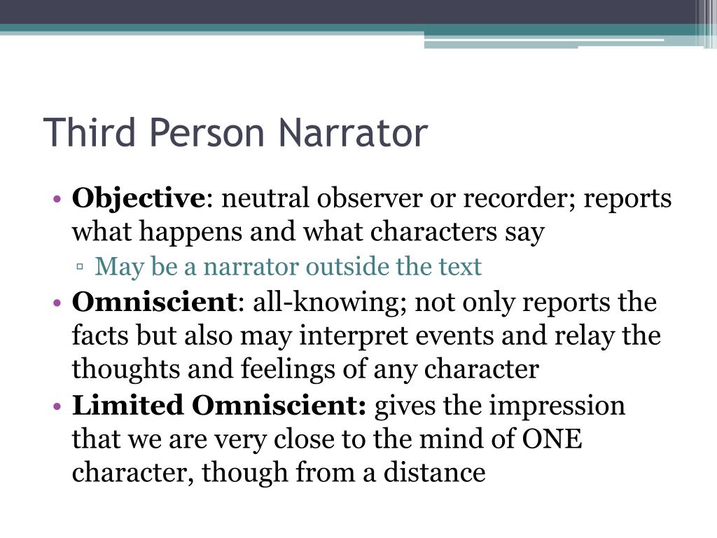 third person narrator definition third person narrator definition