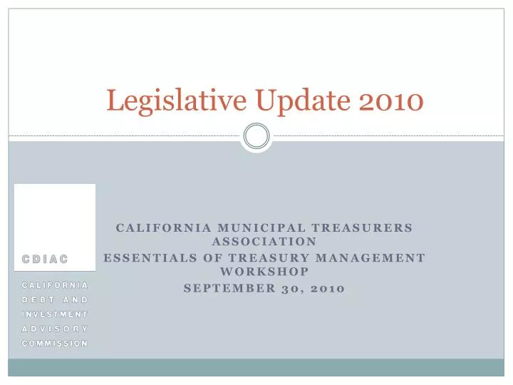 legislative update 2010 n.