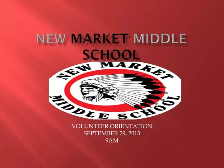 PPT New Market middle School PowerPoint Presentation, free download
