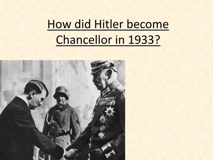 how von papen helped hitler rise Hindenburg and von papen were having to govern by emergency decree under article 48 of the constitution they offered hitler the post of vice-chancellor if he promised to support them hitler refused – he demanded to be made chancellor. how von papen helped hitler rise Hindenburg and von papen were having to govern by emergency decree under article 48 of the constitution they offered hitler the post of vice-chancellor if he promised to support them hitler refused – he demanded to be made chancellor.