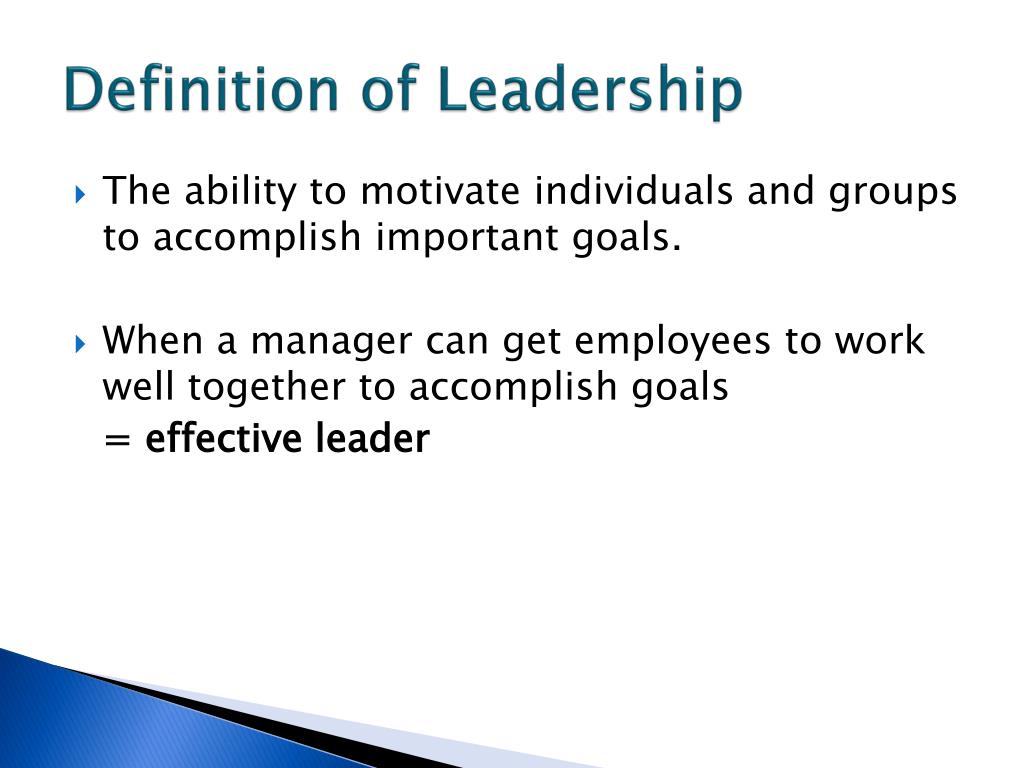 PPT - Leadership PowerPoint Presentation, free download - ID:2283610