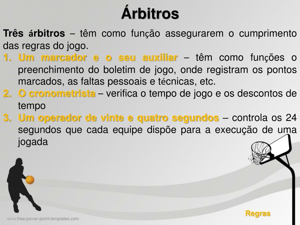 PPT - Fundamentos Regras PowerPoint Presentation, free download - ID:2283704