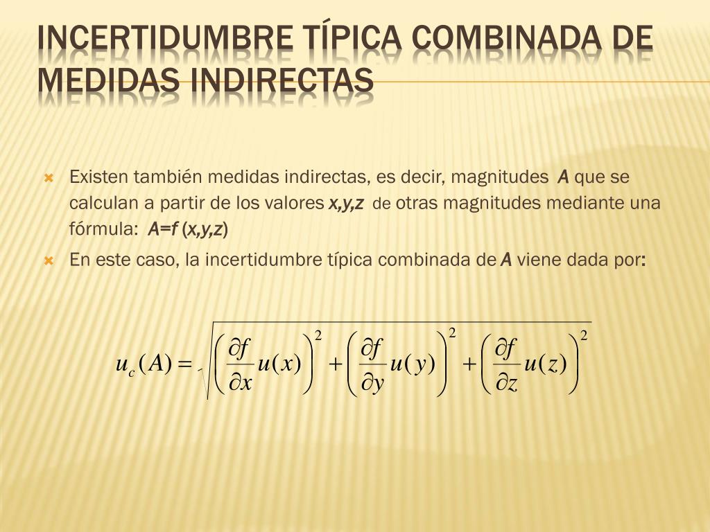 Qué es la incertidumbre relativa