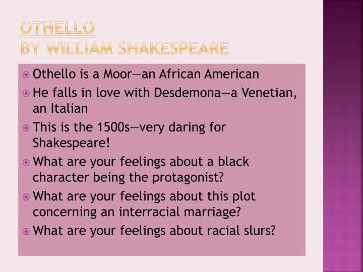 character analysis of desdemona in othello a play by william shakespeare character analysis of desdemona in othello a play by william shakespeare