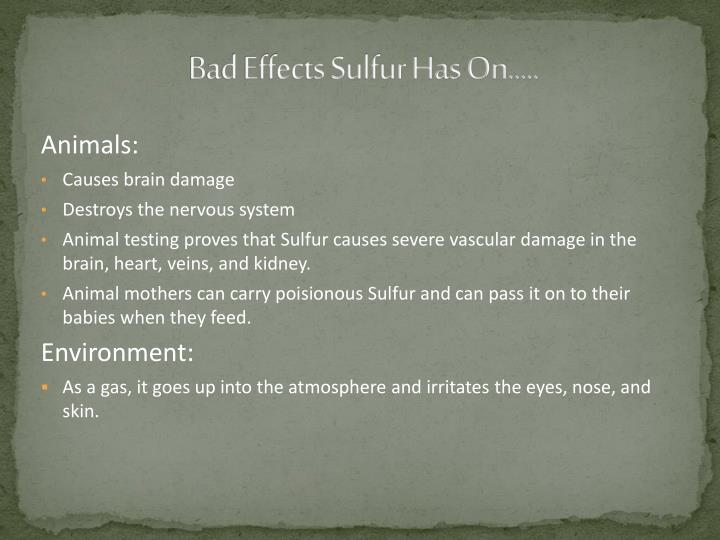 PPT Sulphur PowerPoint Presentation ID2284458