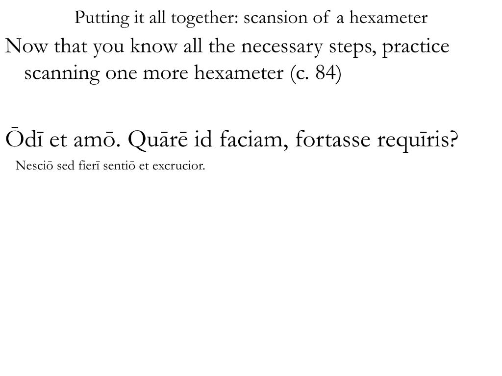 elision latin scansion elision latin scansion