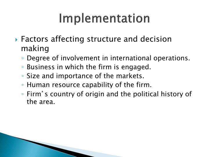 factors that affect policy implementation factors that affect policy implementation