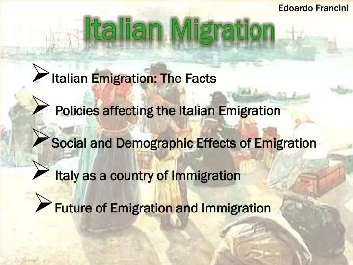 the effects of italian immigrants on Us natives tend to benefit from immigration precisely because immigrants are not exactly like natives in rethinking the effects of immigration on wages. the effects of italian immigrants on Us natives tend to benefit from immigration precisely because immigrants are not exactly like natives in rethinking the effects of immigration on wages.