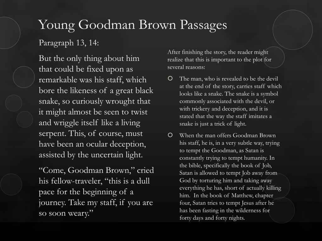 young goodman brown thesis