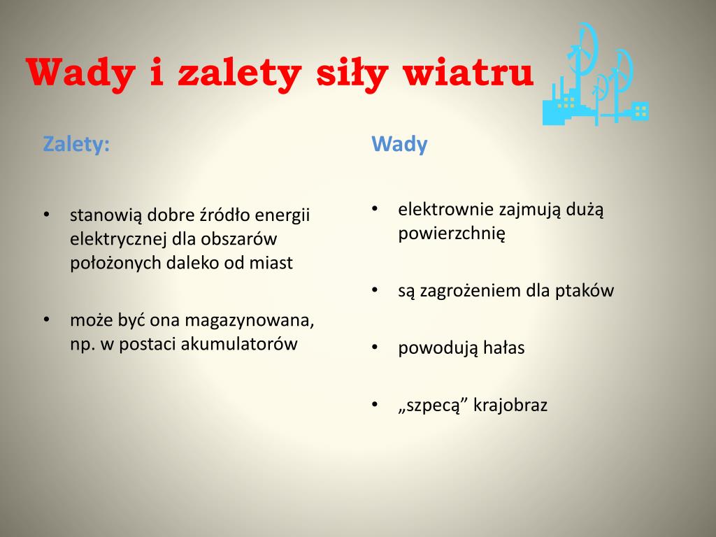 Zalety I Wady Elektrowni Cieplnych PPT - Rodzaje elektrowni. Wady i zalety. PowerPoint Presentation, free