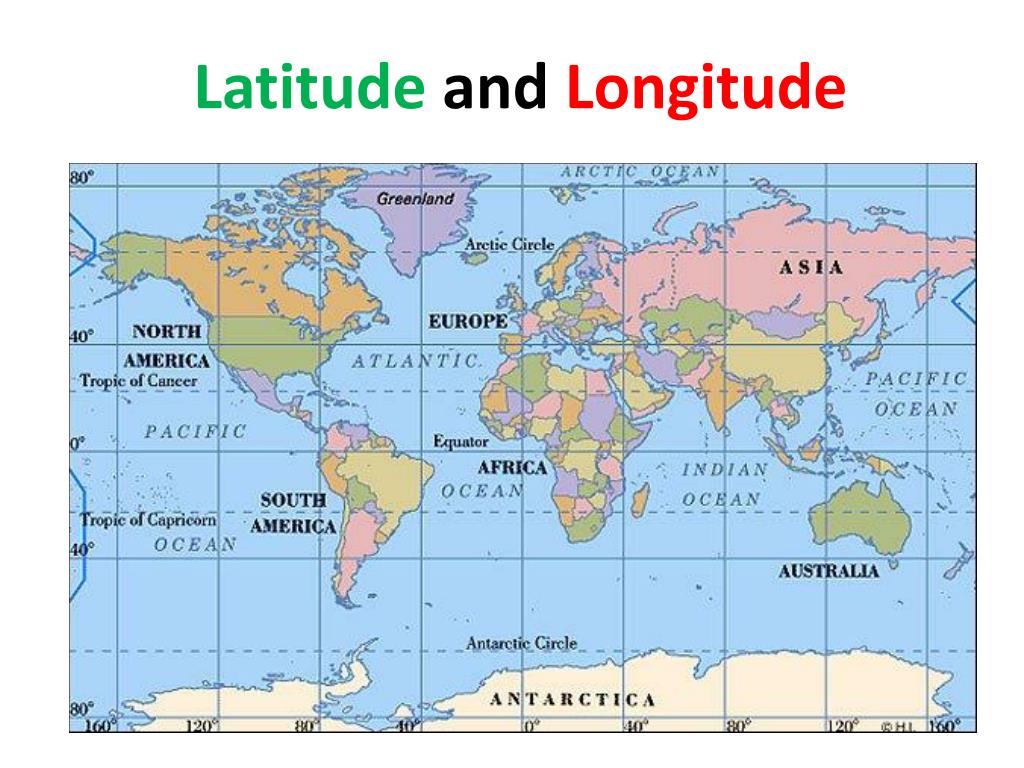 World map with latitude and longitude - erprize