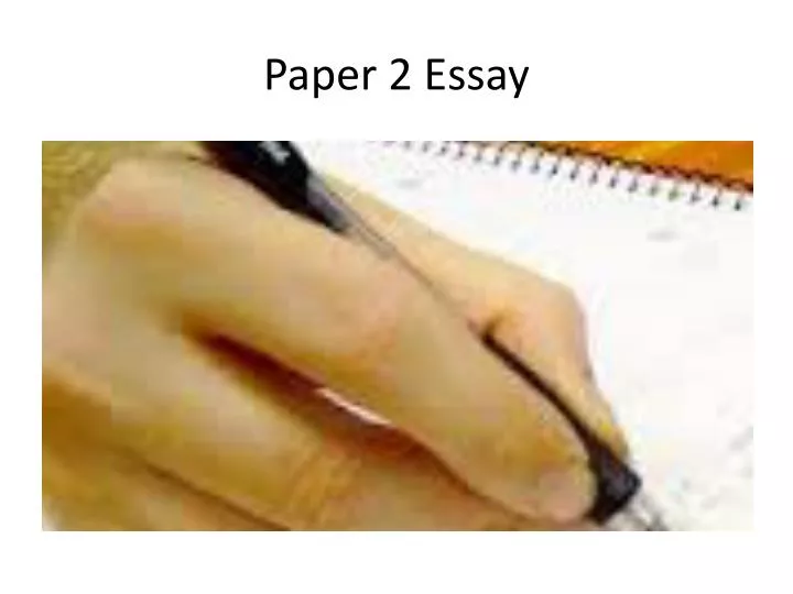 paper 2 essay english