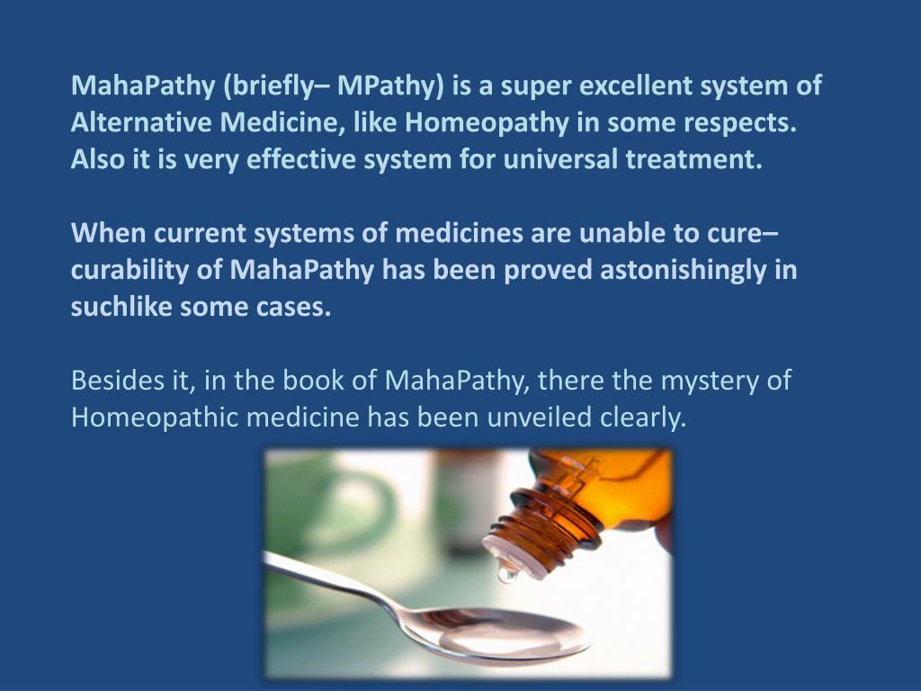 PPT - MahaPathy: Revolutionary System of Universal Treatment PowerPoint ...