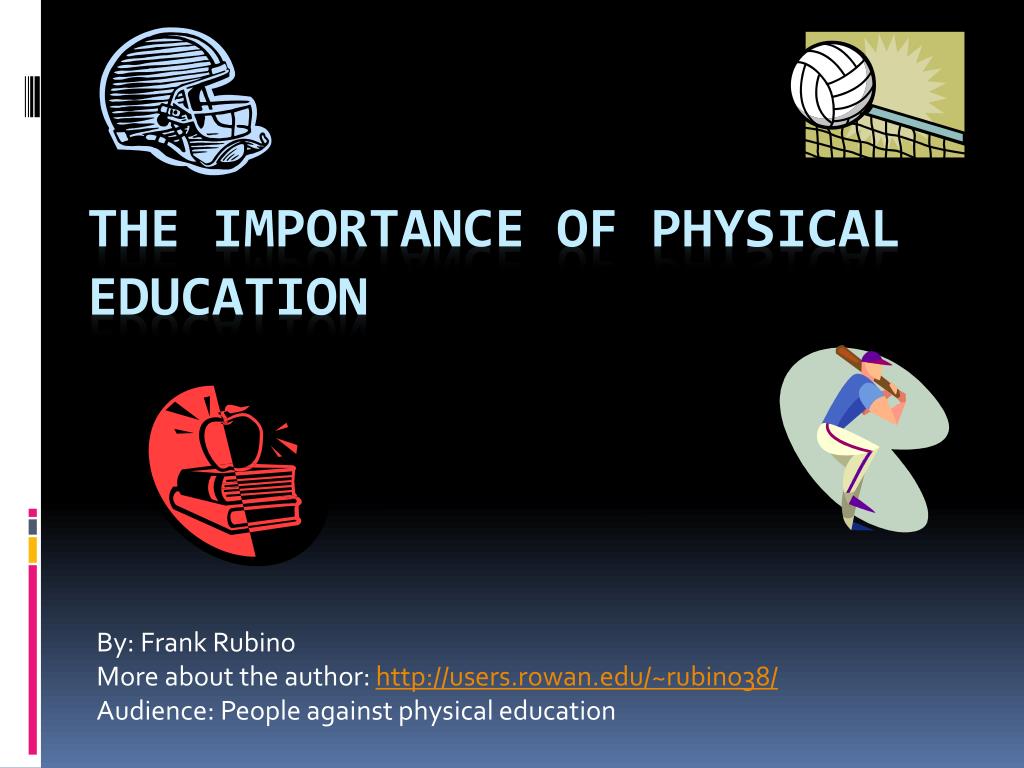 topic for presentation in physical education