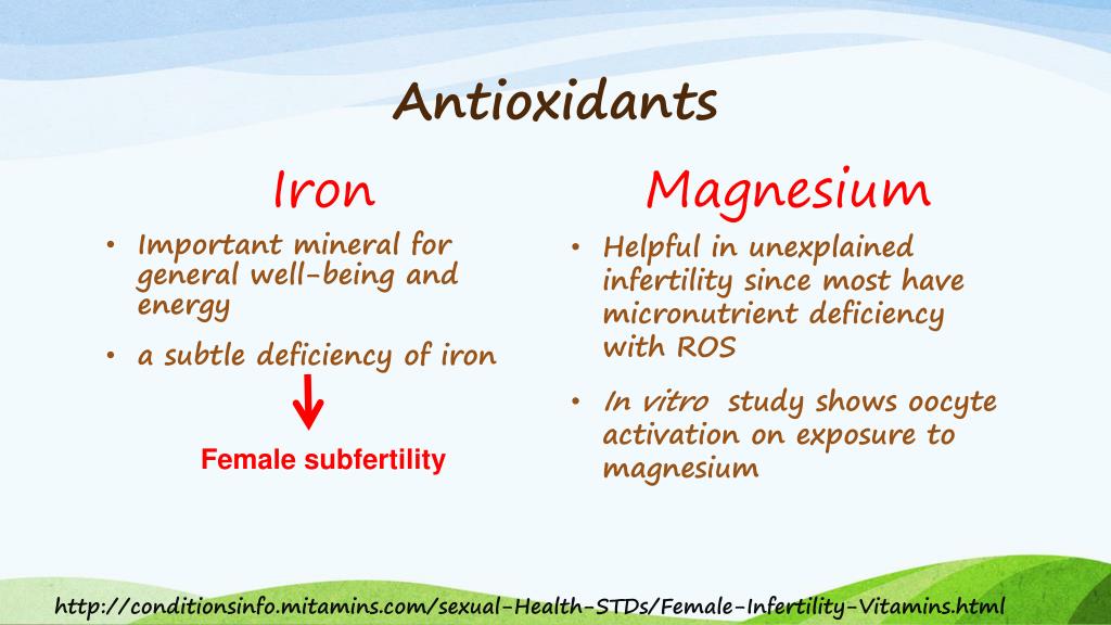 PPT Role of antioxidants in female infertility Dr. Jyoti Agarwal