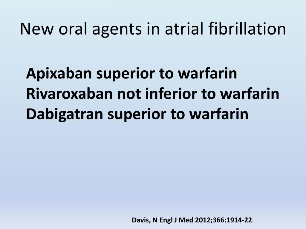 Ppt The New Oral Anticoagulants Handle With Care Powerpoint