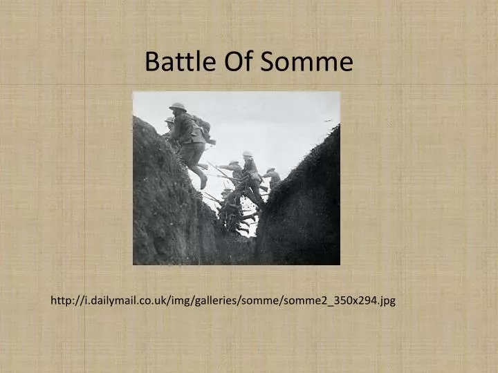 battle of somme n.