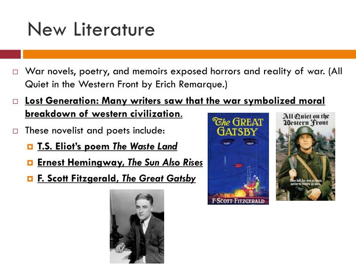 All quiet on the western front lost generation thesis