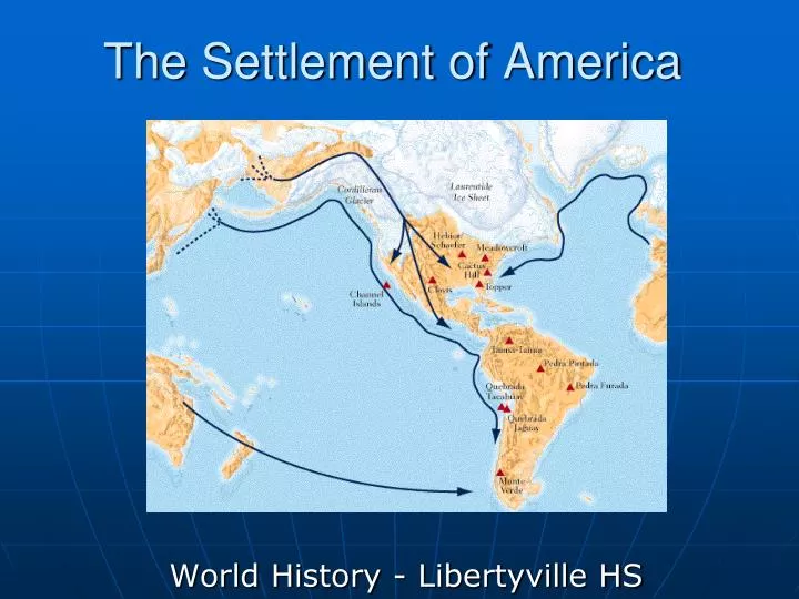 PPT The Settlement of America PowerPoint Presentation, free download