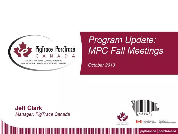PPT Program Update MPC Fall Meetings October 2013 PowerPoint