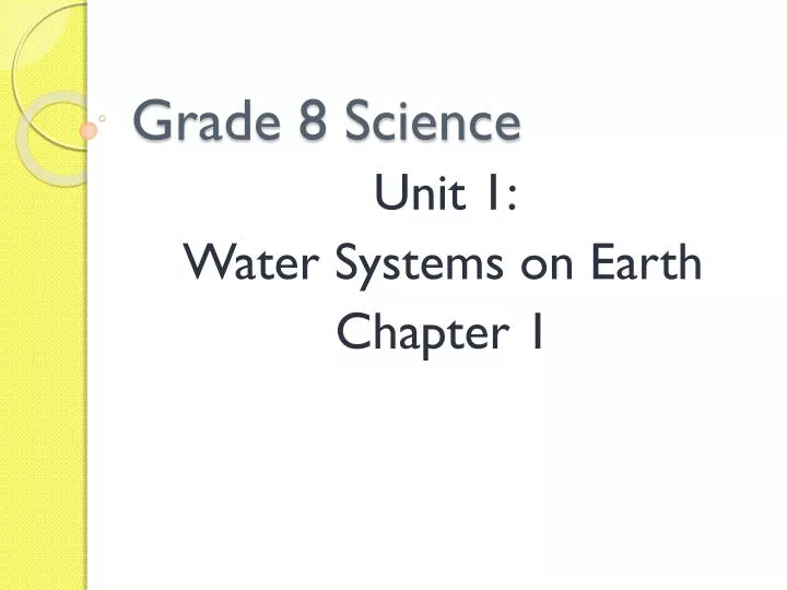 grade 8 science n.
