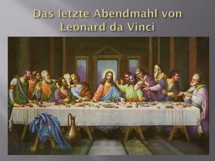 PPT Das letzte Abendmahl PowerPoint Presentation ID2295942