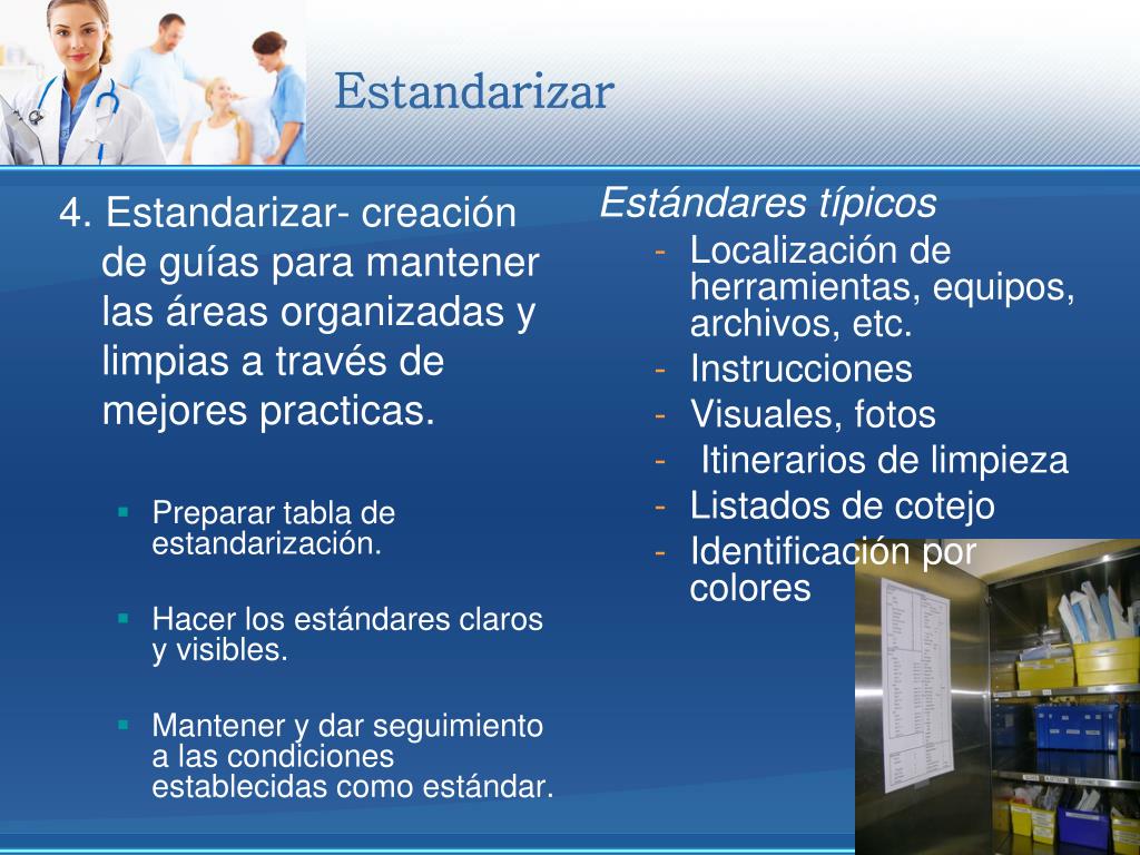 PPT - 5’S Organización y Estandarizacion Visual en el Lugar en de