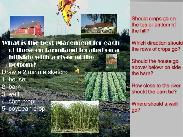 Ppt Should Crops Go On The Top Or Bottom Of The Hill