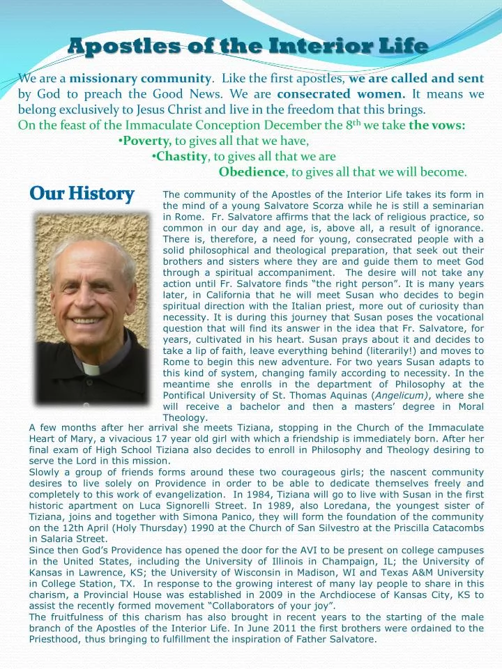 Ppt Apostles Of The Interior Life Powerpoint Presentation