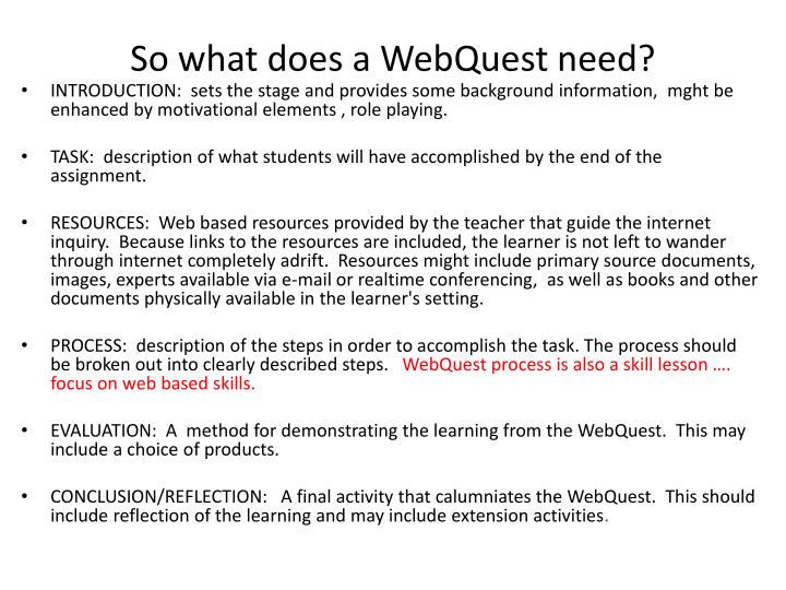 Webquest Webquest