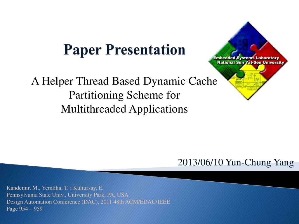 paper presentation model ppt