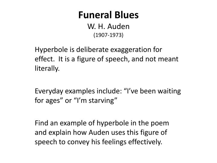 wh auden funeral blues Knowledge4africa worksheet with questions, answers and notes for wh auden's funeral blues (stop all the clocks). wh auden funeral blues Knowledge4africa worksheet with questions, answers and notes for wh auden's funeral blues (stop all the clocks).