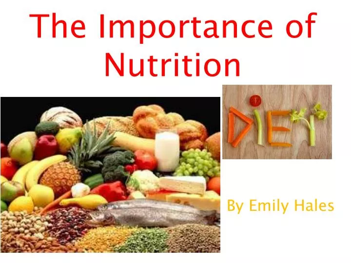 essay about importance of good nutrition