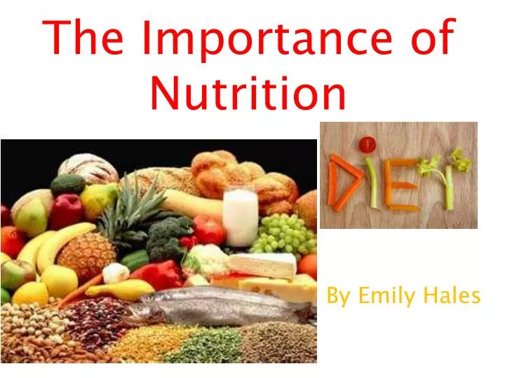 nutrition ppt presentation