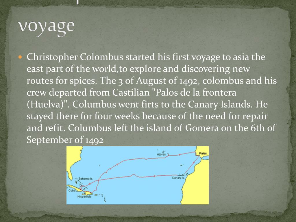 voyages of christopher columbus summary
