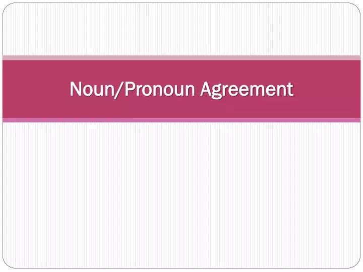 Noun Pronoun Agreement Worksheet With Answers