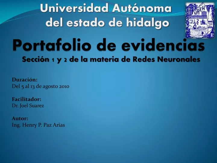 PPT Portafolio de evidencias PowerPoint Presentation,