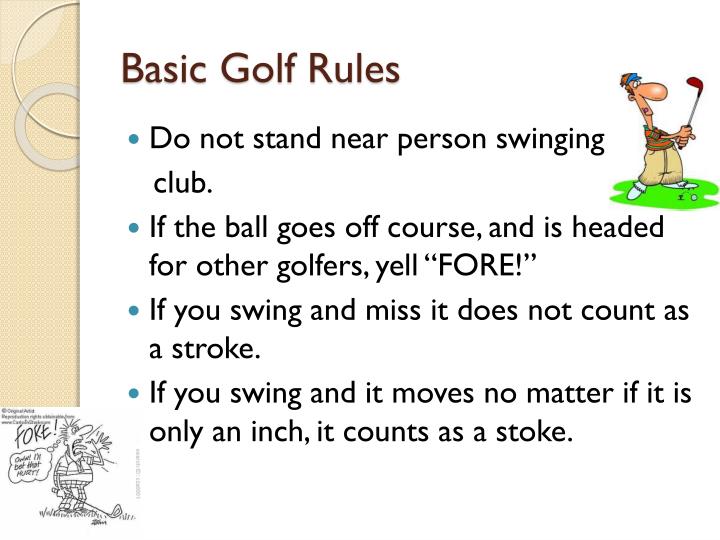 PPT - Golf Etiquette PowerPoint Presentation - ID:2304016