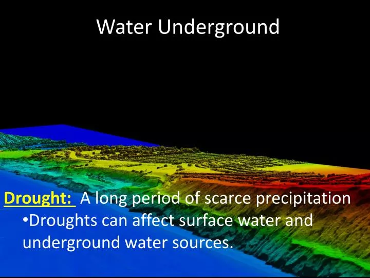 PPT Water Underground PowerPoint Presentation, free download ID2306307