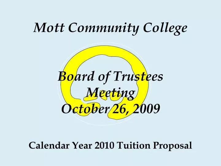 calendar year 2010 tuition proposal n.