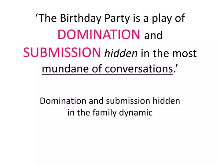 Domination and submission conversation topics photo
