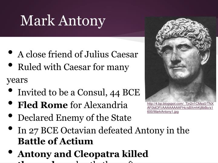 Facts about marc antony