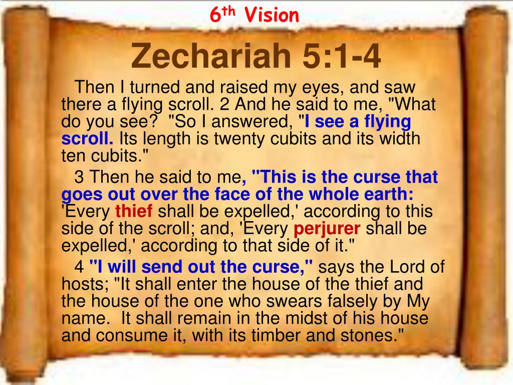 PPT - Zechariah’s Night Visions (Zech. 1-6) PowerPoint Presentation ...