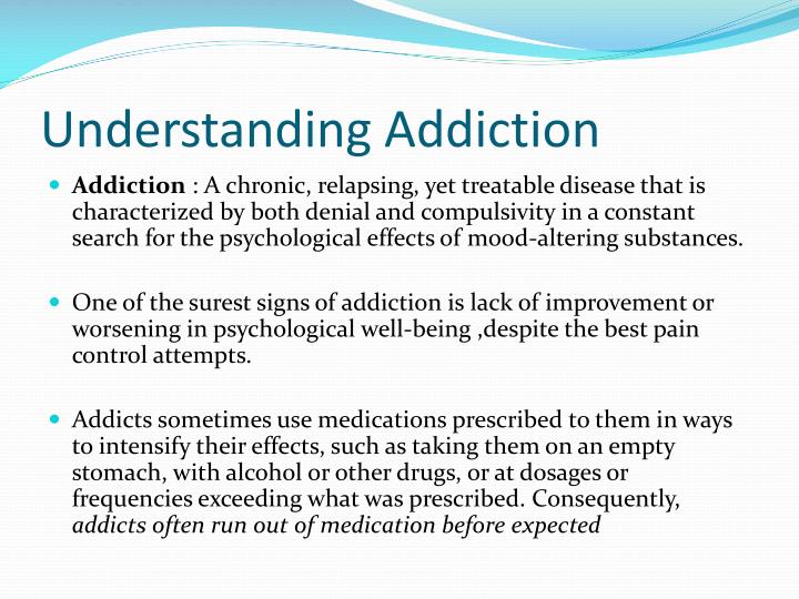 PPT - Recognizing Drug Seeking Behaviors PowerPoint Presentation - ID ...