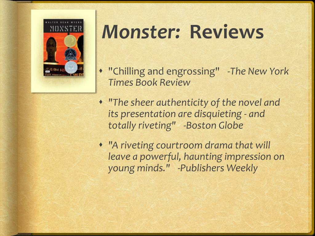monster book review summary