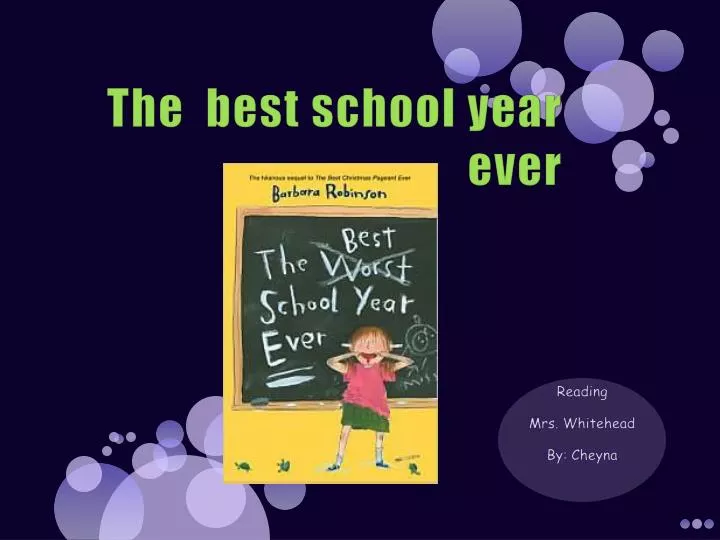 PPT The best school year ever PowerPoint Presentation, free download