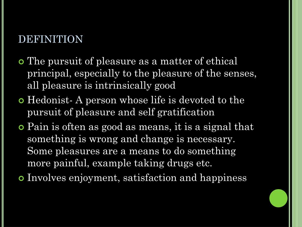 hedonism philosophy