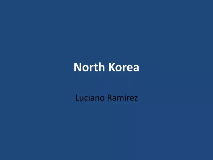 north korea n.