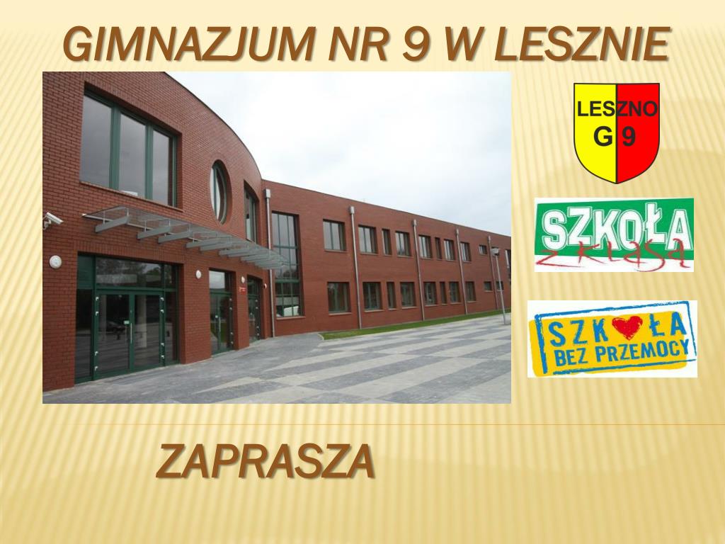 PPT - GIMNAZJUM NR 9 W LESZNIE PowerPoint Presentation, free download